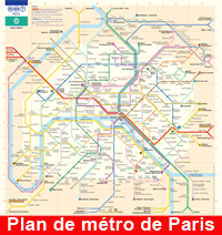 Plan Métro Paris petit